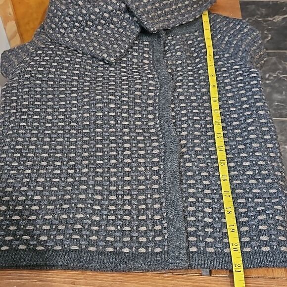 Banana Republic gray & taupe wool/cashmere/alpaca blend sweater size Small - Picture 10 of 10